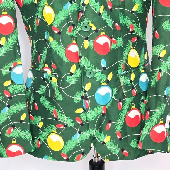 Opposuits Chistmas Lights & Ornaments Suit Jacket Men's Size Small NWT - Picture 4 of 8